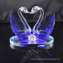 China manufacture professional K9 crystal swan for gift